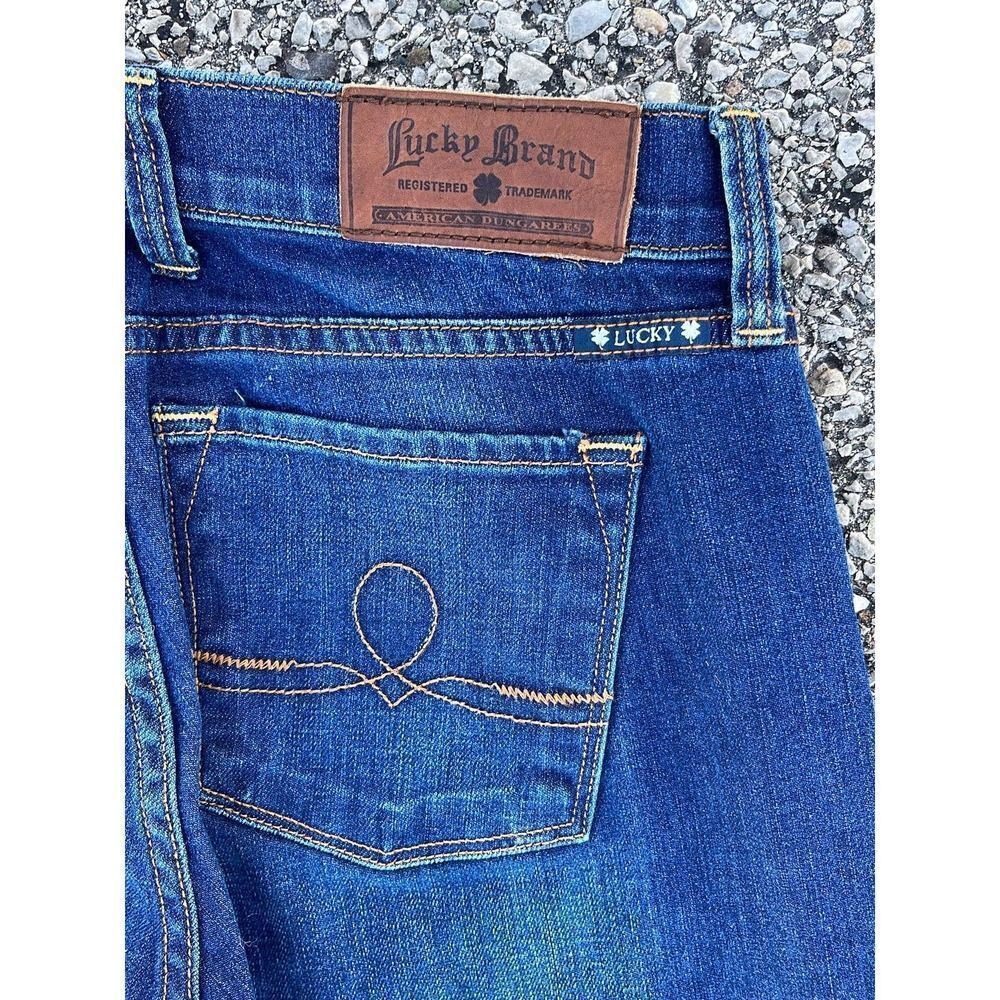 Lucky brand Jeans Womens 6/28 regular Sofia bootcut dark wash low rise denim - Picture 2 of 12